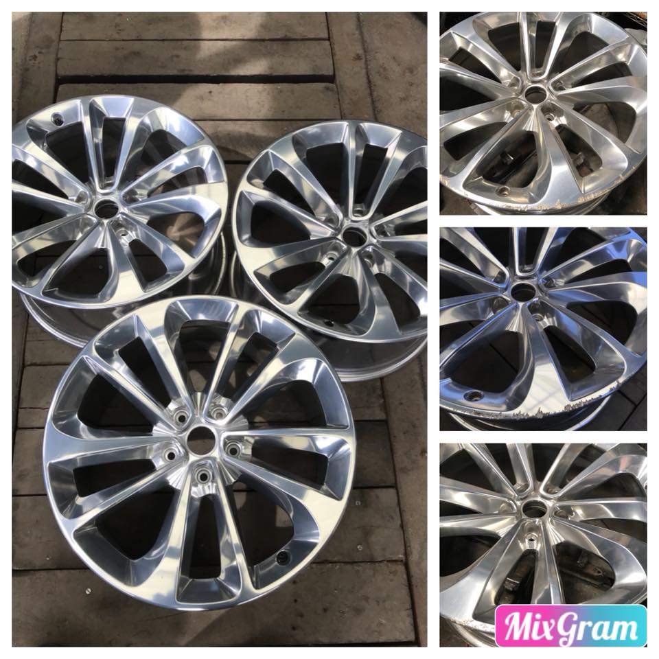 Alloy wheel refurbishment at Pro Flo Bradford